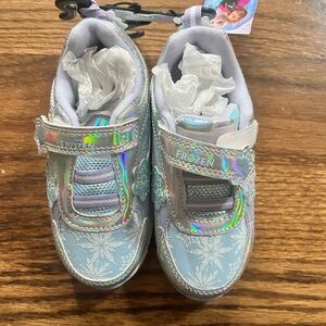 Kids Hydraulic Disneys Frozen sneakers - Silver and Blue